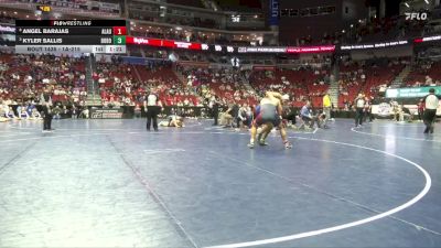 1A-215 lbs Quarterfinal - Kyler Sallis, Don Bosco vs Angel Barajas, Alta/Aurelia