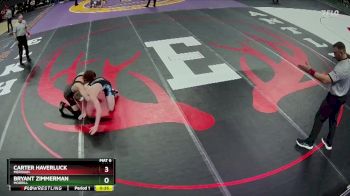 Cons. Round 1 - Carter Haverluck, Meridian vs Bryant Zimmerman, Morrill