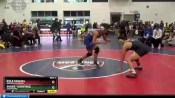 145 lbs Cons. Round 5 - Kyle Sakuda, Sonora (La Habra) vs Ryder Yoshitake, San Marino