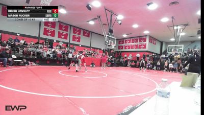 126 lbs Consi Of 16 #2 - Bryar Hensley, Poteau vs Mason Rucker, Kiefer High School