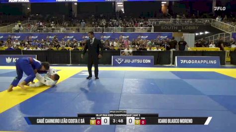 Cauê Carneiro Leão Costa E Sá vs Icaro Blasco Moreno 2026 Pan Kids Jiu-Jitsu IBJJF Championship
