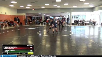 85-96 lbs Round 2 - Merlin Mikesell, Burns/Pine Bluffs vs Dillon Grimm, Central