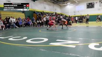 126 lbs Champ. Round 1 - Luke Pastura, Anderson vs Cooper Schlauch, Perry