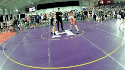 126 lbs Champ. Round 2 - Bronson Shinkonis, Michigan Matcat Wrestling Club vs Braxtyn Bauer, Ohio