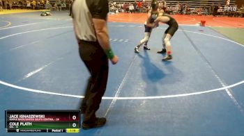 125 lbs Quarterfinals (8 Team) - Jace Ignaszewski, Maple River/United South Central vs Cole Plath, GSL