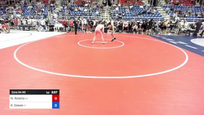 157 lbs Cons 64 #2 - Niko Rotella, NE vs Keegan Goeas, HI