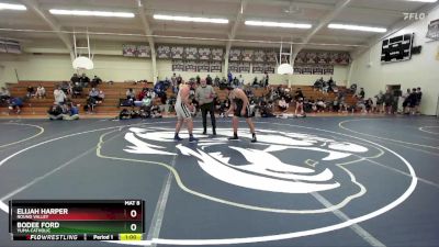 215 lbs Cons. Round 4 - Elijah Harper, Round Valley vs Bodee Ford, Yuma Catholic