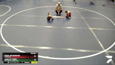 Round 1 - Veda Seckerson, Minnesota vs Harlyn Theis, New Prague Wrestling