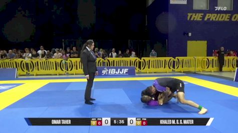 Khaled M. S. S. Mater vs Omar Taher 2025 Pan IBJJF Jiu-Jitsu No-Gi Championship