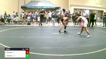 132 lbs Round Of 32 - Kanye Simion, Atc vs Jayden Morfin, NM Bad Boyz