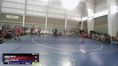 88 lbs Round 3 (8 Team) - Ariah Mills, Georgia vs Carlo Difalco, Illinois