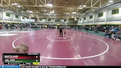 60 lbs Cons. Round 2 - Braytin Gaer, Stanley County AAU vs Abel Ruml, Spearfish Youth Wrestling