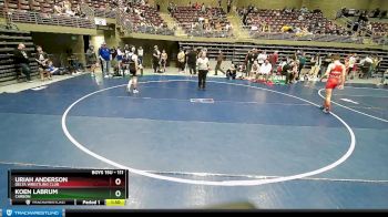 111 lbs Semifinal - Uriah Anderson, Delta Wrestling Club vs Koen Labrum, CARBON