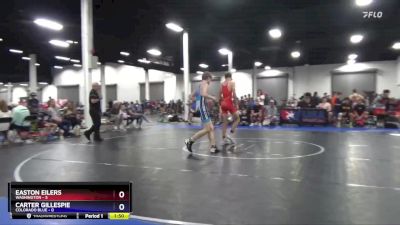 130 lbs Round 2 (8 Team) - Easton Eilers, Washington vs Carter Gillespie, Colorado Blue