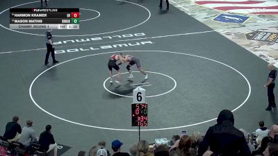 Champ. Round 1 - Harmon Kramer, Brandon Valley vs Mason Mathis, Brookings