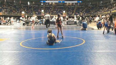 68 lbs Consy 2 - Reagan Emigh, Conemaugh Valley vs Caroline Smart, Warren