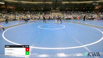 92 lbs Quarterfinal - Carson Aranda, Blaine County Grapplers vs Randen Wright, R.a.w.