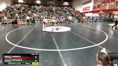 130 lbs 5th Place Match - Paisley Harbach, Star Valley vs Oakley Hepworth, Star Valley