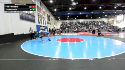 138 Boys Cons. Round 2 - Gabe Santo, Rancho Bernardo vs Trey Thomas, La Costa Canyon