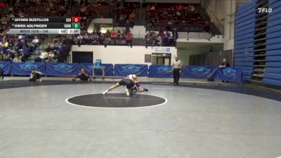 149 lbs 7th Place Match - Jayden Bustillos, Schreiner vs Owen Adlfinger, Cornell College