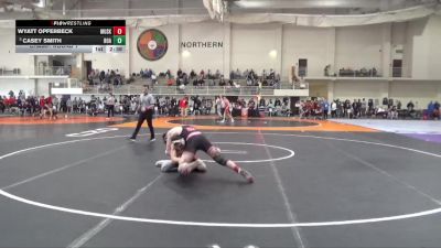 157 lbs Champ. Round 1 - Casey Smith, Roanoke College vs Wyatt Opferbeck, Muskingum