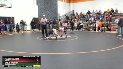 148 lbs Round 3 - Caius Wilcox, Hammerin Hawks vs Mason Vajgrt, Wrath