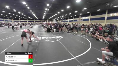 116 lbs Consolation - Abigail Reyes, Az Heat vs Brooklyn Weimer, Elite Force