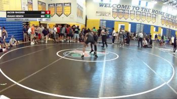 120 lbs Cons. Round 3 - Isaiah Hench, Mayhem Wrestling Club vs Jacob Rhodes, Wrestling University