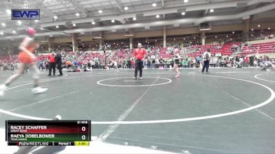 95 lbs Champ. Round 1 - Raeya Dobelbower, Trailhands vs Racey Schaffer, Great Bend