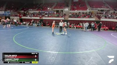 107 lbs 2nd Wrestleback And Semi-finals (16 Team) - Cheenny Pham, Amarillo Caprock vs Taylor Niece, Leander Glenn