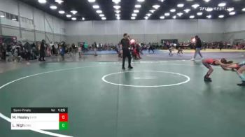 64 lbs Semifinal - Madison Healey, Excalibur vs Libertie Nigh, Ohio Crazy Goats