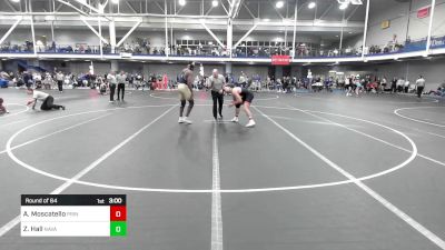 184 lbs Round Of 64 - Anthony Moscatello, Princeton U vs Zyan Hall, Naval Academy