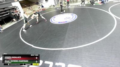 74 lbs Quarterfinal - Joseph Insalaco, California vs Isaac Romero-Martinez, California