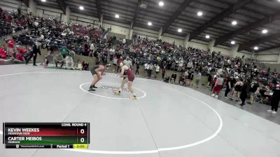 157 lbs Cons. Round 4 - Kevin Weekes, Mountain View vs Carter Meibos, Morgan