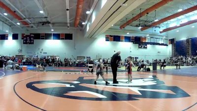 56 lbs Round 2 - Weston Brewer, Virginia Team Predator vs Battle Brockenbrough, South Augusta Wrestling