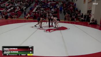 120 lbs Semifinal - Juliana Eldridge, Wetumpka vs Maria Contreas, Sparkman