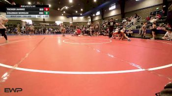100 lbs Rr Rnd 1 - Tucker Jahnke, Mighty Bluebirds vs Coleman Morgan, North Desoto Wrestling Academy