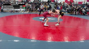 138 lbs Quarterfinal - Harrison Baker, Hudson`s Bay vs Gabe Alvarado, W. F. West