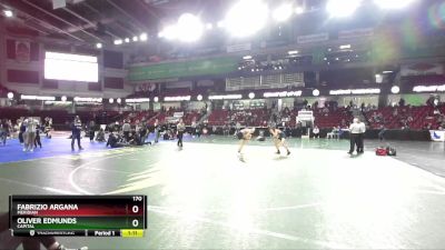 170 lbs Quarterfinal - Oliver Edmunds, Capital vs Fabrizio Argana, Meridian