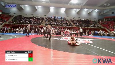 105 lbs Semifinal - Joel Hunter, Barnsdall Youth Wrestling vs Ripken Eubanks, Sallisaw Takedown Club