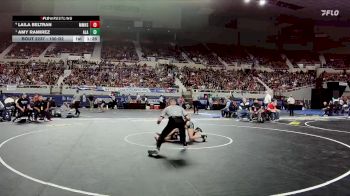 100-D2 Semifinal - Amy Ramirez, Arizona Lutheran Academy vs Laila Beltran, Mica Mountain High School