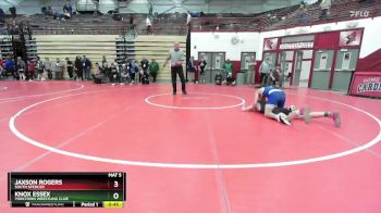 132 lbs Cons. Round 5 - Jaxson Rogers, South Spencer vs Knox Essex, Yorktown Wrestling Club