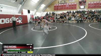 113 1A 1st Place Match - Cruz Martinez, Cascade (Leavenworth) vs Colten Bowthorpe, Chelan