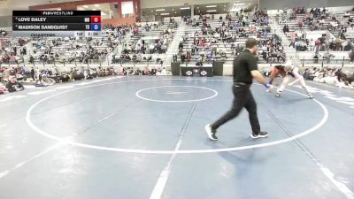 U23 Women - 76 lbs Quarters - Love Daley, MD vs Madison Sandquist, TX