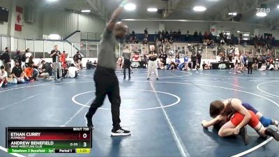 125 lbs Cons. Round 4 - Ethan Curry, Plymouth vs Andrew Benefield, Wave Wrestling Club