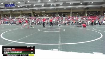 140 lbs Cons. Round 2 - Charles Hill, Nebraska Boyz vs Kaison Schoenecker, Salina