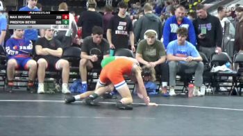 120 lbs Quarterfinal - Preston Beyer, Osage vs Max Devore, Jesup