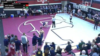172 lbs Final - Nick Singer, Faith Christian Academy vs Colin Foster, New Hope-Solebury