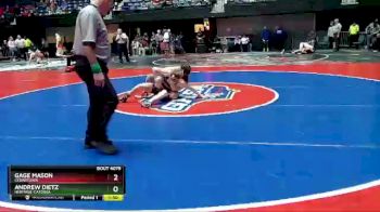 4A-138 lbs Quarterfinal - Andrew Dietz, Heritage-Catoosa vs Gage Mason, Cedartown