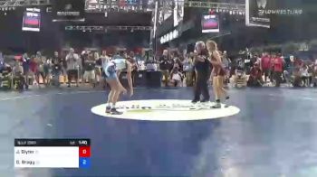 94 lbs Consi Of 4 - Joely Slyter, Idaho vs Gigi Bragg, Michigan